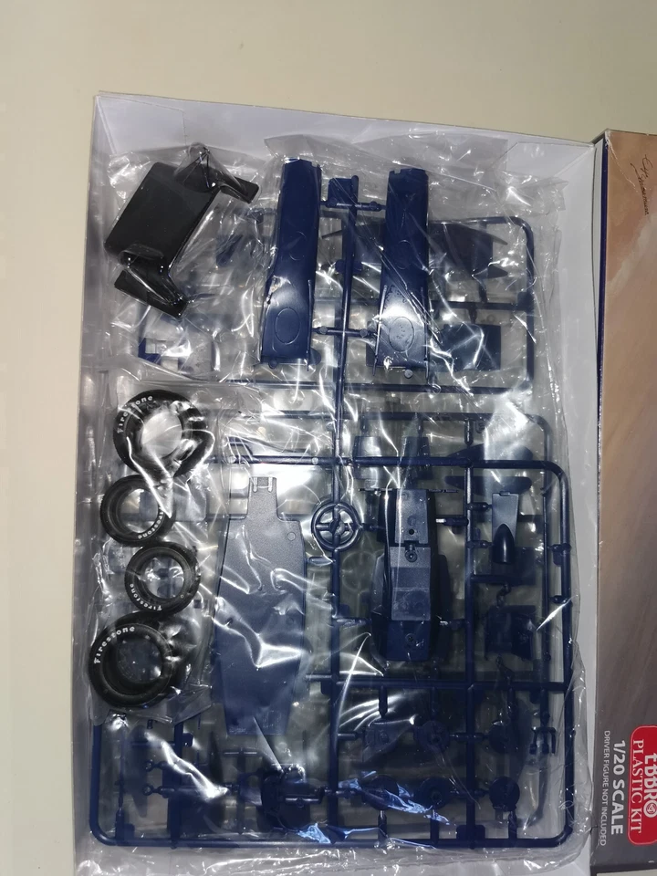 Lotus Type72C Rob Walker Team Lotus Ebbro No. 20002 1:20 all sealed bags - Immagine 4 di 4