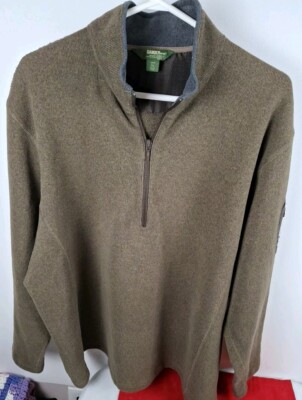 Gander Mountain 1/4 Zip Fleece Lined Sweater Giving You Warmth And Fashion...