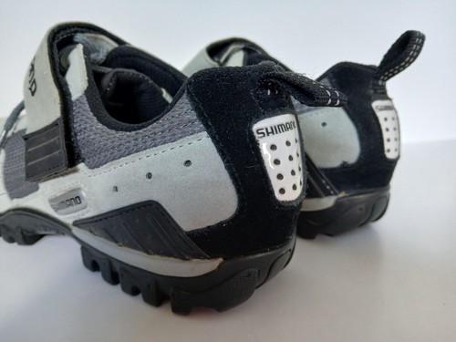 SHIMANO Mountain Bike Cycling Shoes EUR 42 | US 8 SH-MT40 Gray/Black Suede MBT - Picture 4 of 7