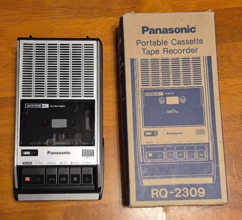 Vintage Panasonic Portable Cassette Recorder RQ-2309 - BRAND NEW IOB
