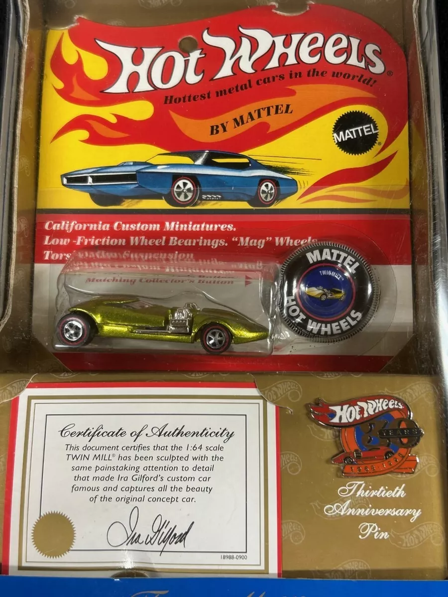 Hot Wheels 1969 Authentic Commemorative Replica Twin Mill 30th Anniversary Pin