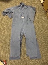 Red Kap Coveralls Mens 54 RG Blue Good Cotton Long Sleeve Utility Jumpsuit
