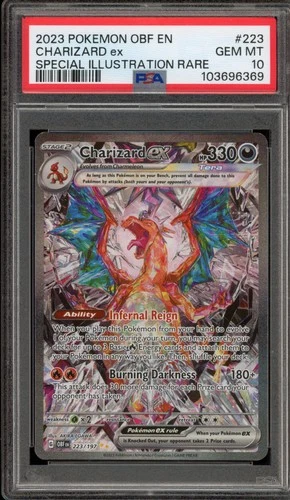 Pokemon Charizard ex Obsidian Flames Special Illustration Rare #223 PSA 10