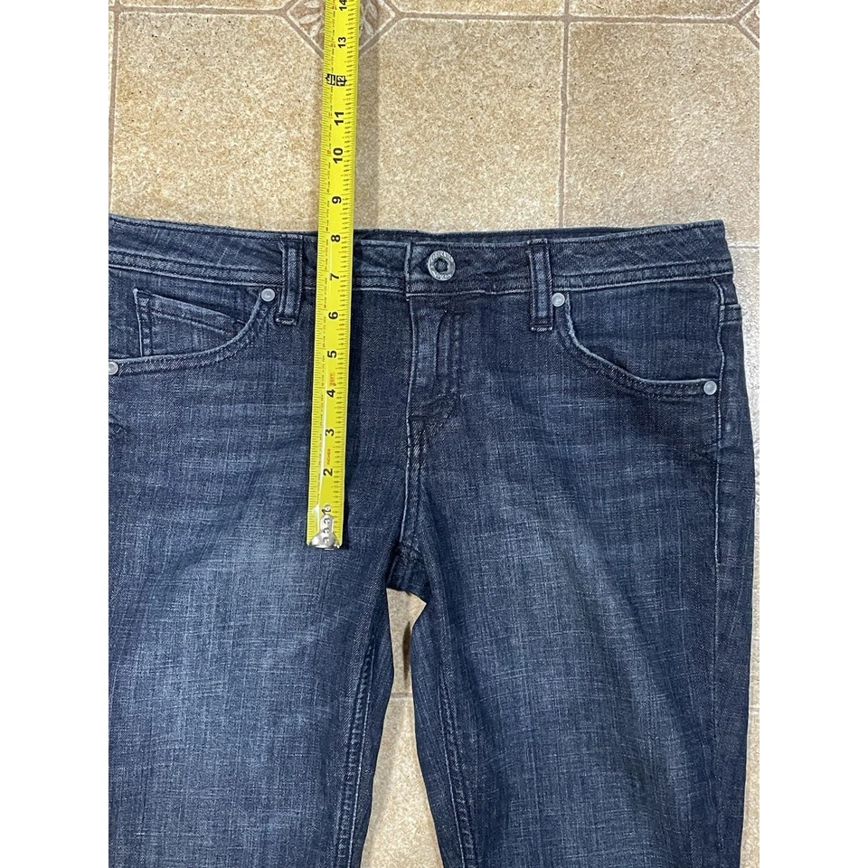 Volcom Jeans Youth Sz 11 Super Skinny Fit Ankle Zip Denim Cotton Stretch Preppy - Image 4 of 4