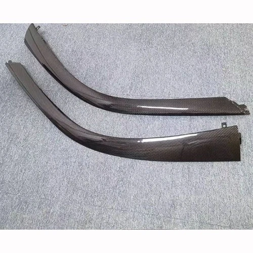 Par de molduras de panel de pilar de puerta superior de carbono real para Nissan 350Z 2003-2008 Foto 4 de 4