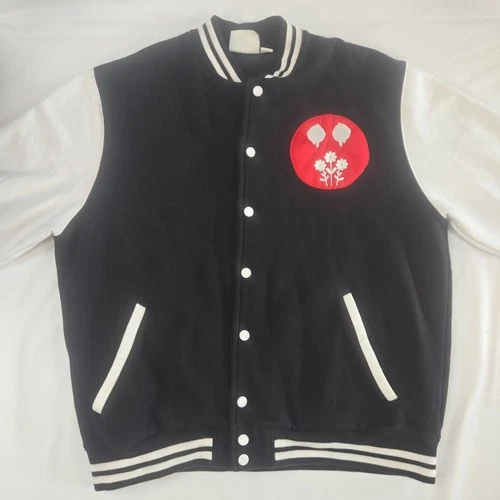 Vantage Apparel Positivity Social Club Varsity Letterman Jacket Size Large - product listing photo