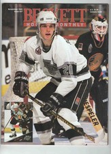 Beckett Hockey Card Magazine #37 1993 Luc Robitaille