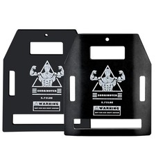 Universal Weight Vest Plates - 8.75lb  5.75lb Curved/Flat Pair Set, Compatib...