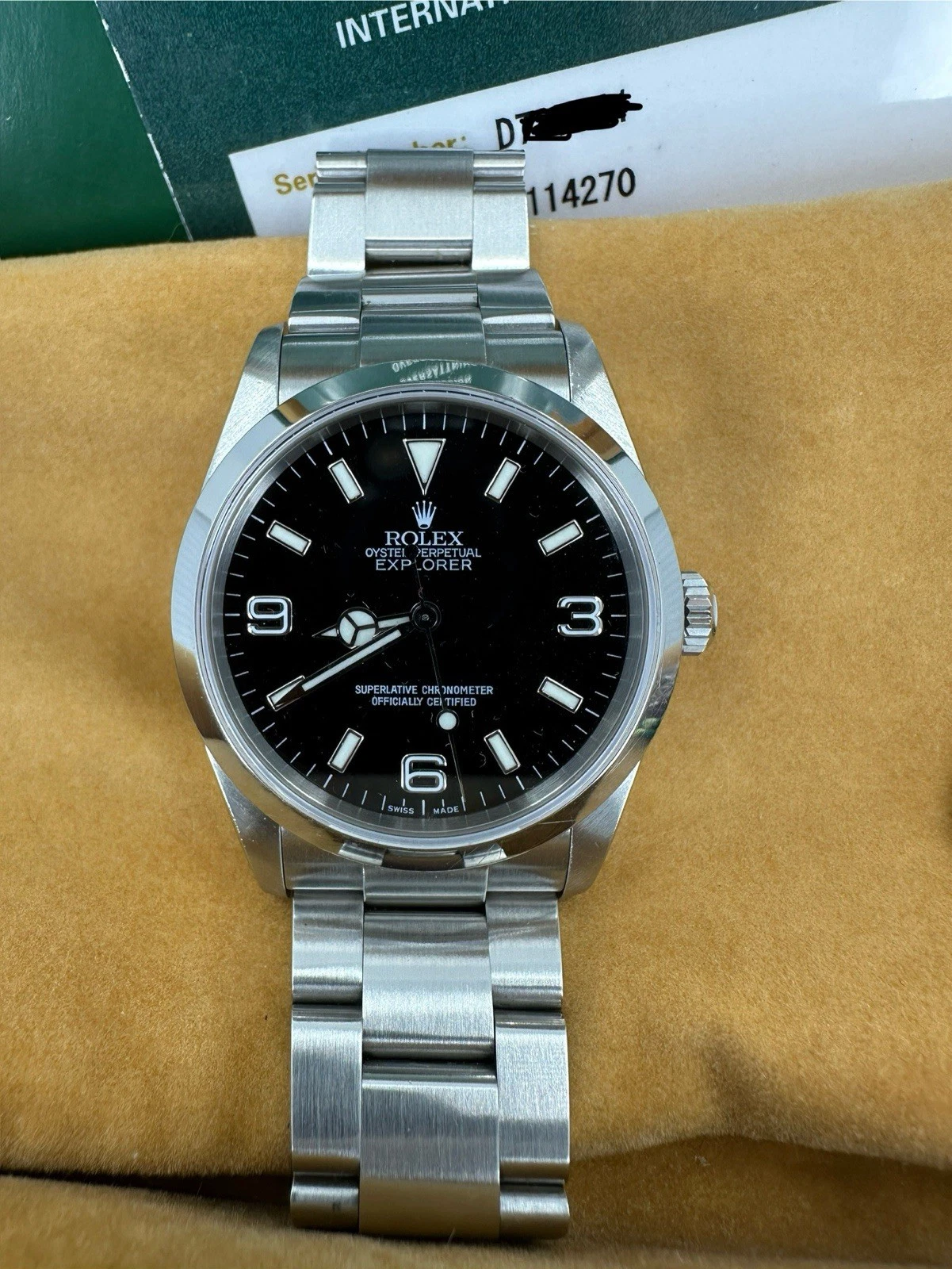2005/6 Rolex 36mm Explorer I 114270
