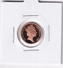 AUSTRALIAN PROOF: 1988  1 CENT COIN IN 2X2 HOLDER #3092