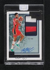 2019-20 One and One Rookie Jersey Blue 23/49 Nickeil Alexander-Walker Auto re7