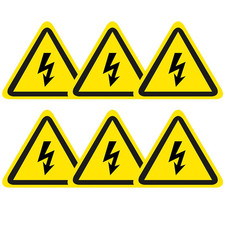 Elektro Warnschild Aufkleber