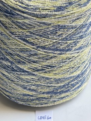 FANTASY HANDSTRICKGARN blau und oliv. als 100gramm Kugel.  Einheit 67