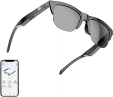 AI Translator Smart Glasses for Men Women,Bluetooth Sunglasses,UV Protection