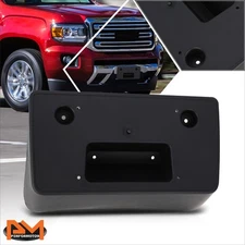 For 15-20 GMC Canyon Front Bumper Tow Hook License Plate Mounting Bracket Holder