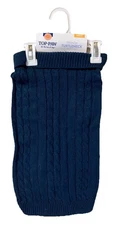 Top Paw Trendy Turtleneck Dog Sweater, Navy Blue, Size MEDIUM, Brand New w/Tag