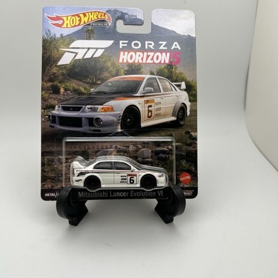 Hot Wheels 2022 Premium Forza Horizon Mitsubishi Lancer Evolution VI White HCP11