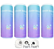 Self Cleaning Cat Litter Box Liners 80ct Drawstring 26x13 Large