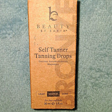 Beauty by Earth Tanning Drops Medium 1 fl oz Face Body Certified Organic