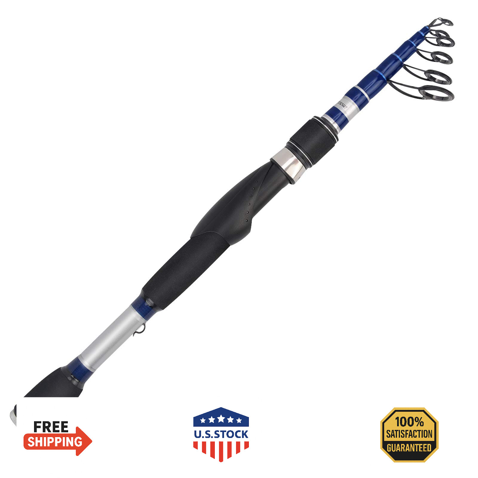 KastKing Compass Telescopic Fishing Rods, Spinning Rod,6ft 6