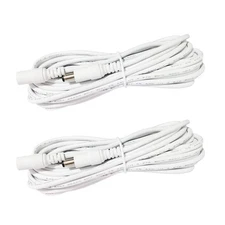 2pcs 1m 3.3ft DC Extension Cable 12V Cord 5V-24V Power Cord... 