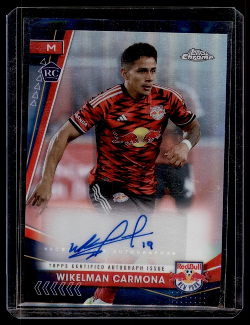 2024 Topps Chrome MLS #CA-WC Wikelman Carmona Chrome Autographs