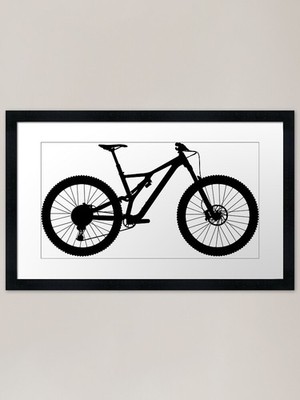 Specialized Stumpjumper Evo Enduro  Framed Wall Art Poster Canvas Print Picture