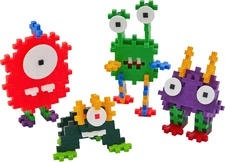 Creepy Critter Fun Pack, Halloween 3D Puzzle Building Block Set, 160 Mini Interl