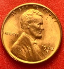 1942-S Lincoln Wheat Cent Penny GEM RED BU From an Original Bank Roll