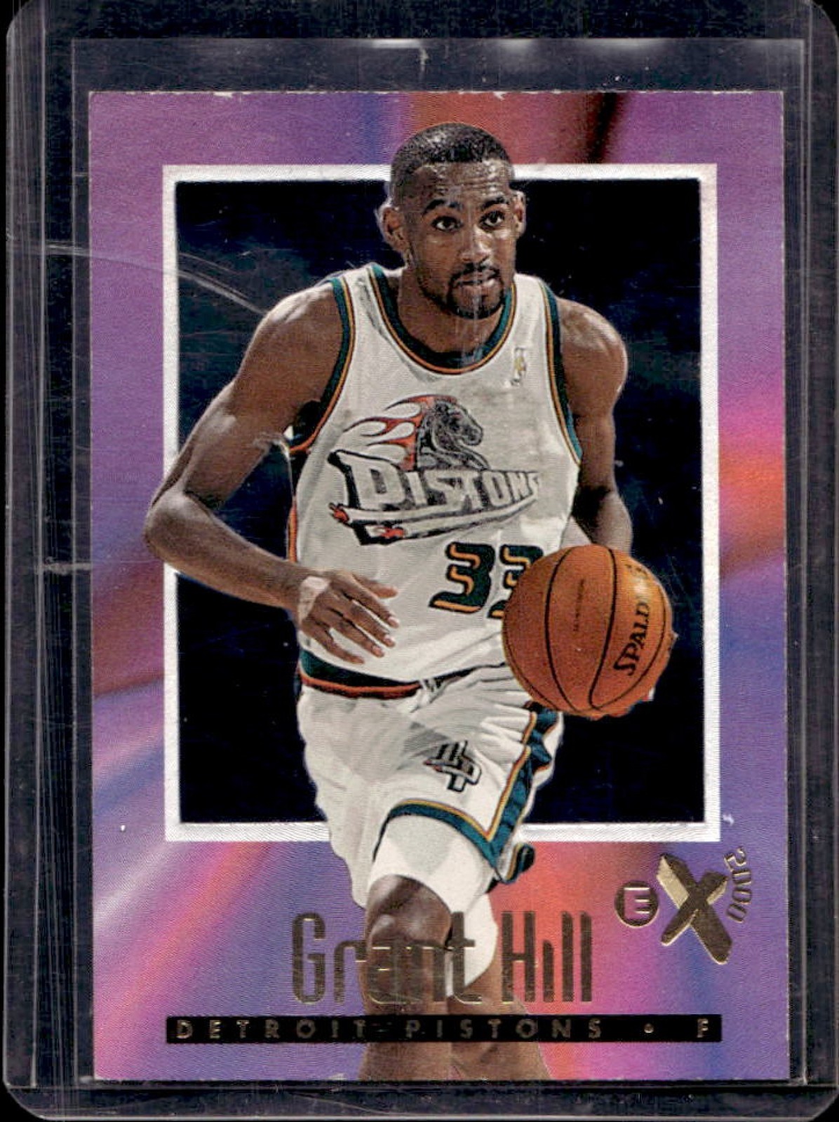 1996-97 Skybox E-X2000 Grant Hill Sample Detroit Pistons