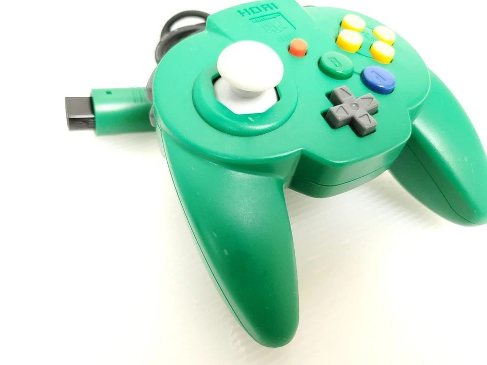 Nintendo 64 N64 HORI PAD MINI Green Controller Pad Tested Working Japan - Image 2 of 4