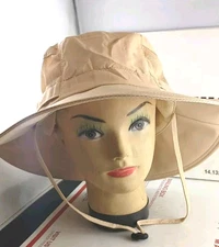 Women's Sun Hat Wide Brim Bucket Boonie UPF 50+ Waterproof Foldable Chic Hiking