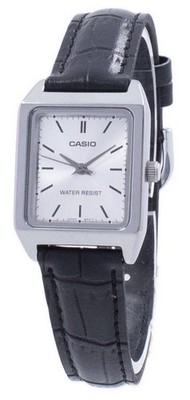 Casio Analog Japan Mov't Quarz Silbernes Zifferblatt LTP-V007L-7E1 Damenuhr