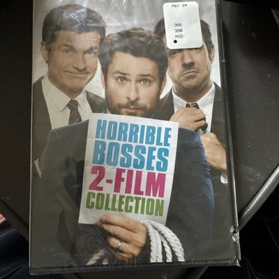 New & Sealed Horrible Bosses 2-Film Collection DVD 2017 WS Jason Bateman  