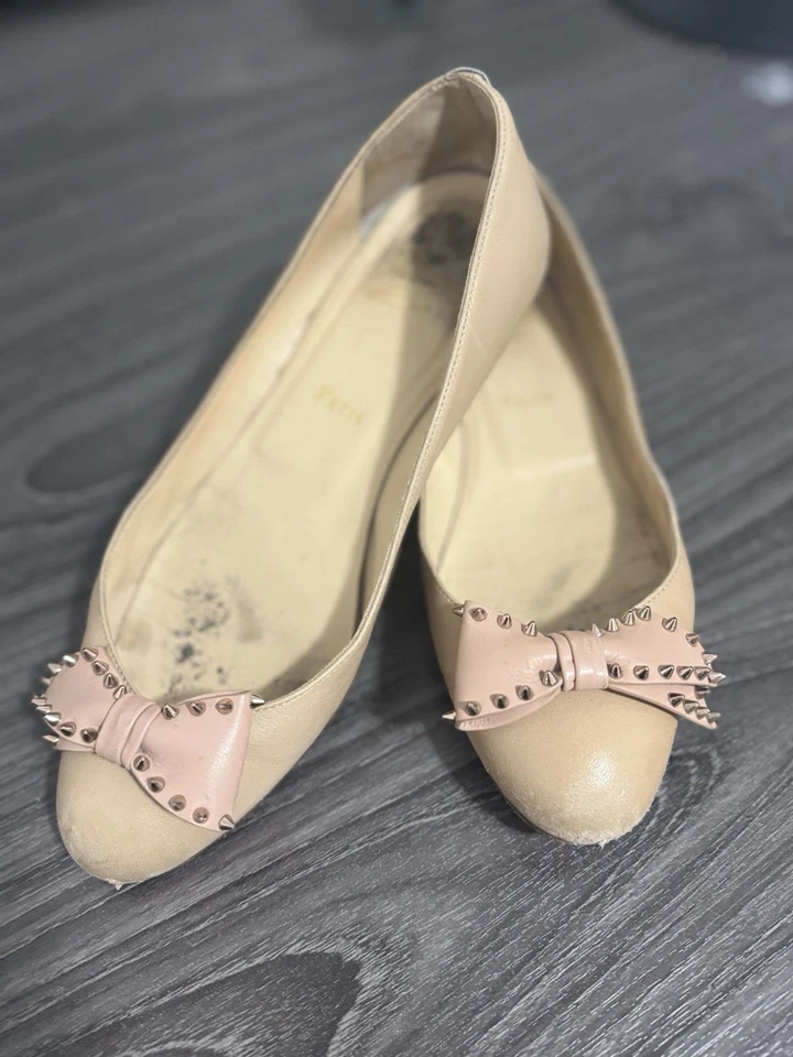 Christian Louboutin Nude Blow Flats Talla 38 Foto 2 de 4