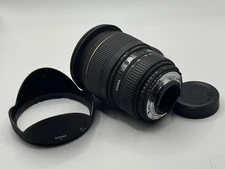 Sigma Zoom 24-70mm F/2.8 EX DG Macro Lens For Nikon F Mountm caps and hood !