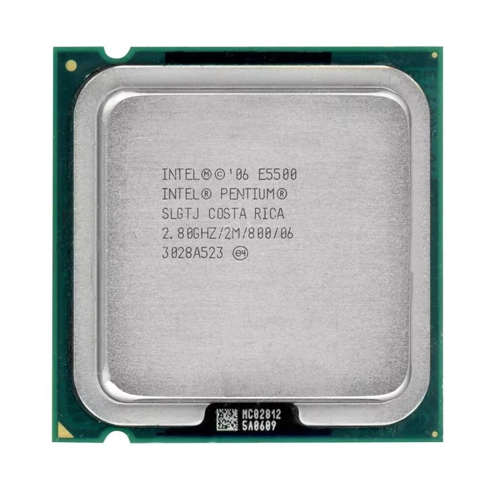 Processor Intel Pentium E5500 2.80GHZ Slgtj Socket 2.80GHZ LGA775 LGA 775 CPU - Image 3 of 4