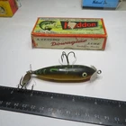FISHING LURE HEDDON 3" WOOD WOUNDED SPOOK WEEDLESS FROG GREEN IN A 9140L BOX