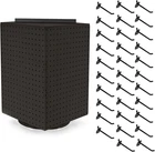 Rotating Countertop Display with Peg Hooks Included, 14"x14"x20" Retail Display