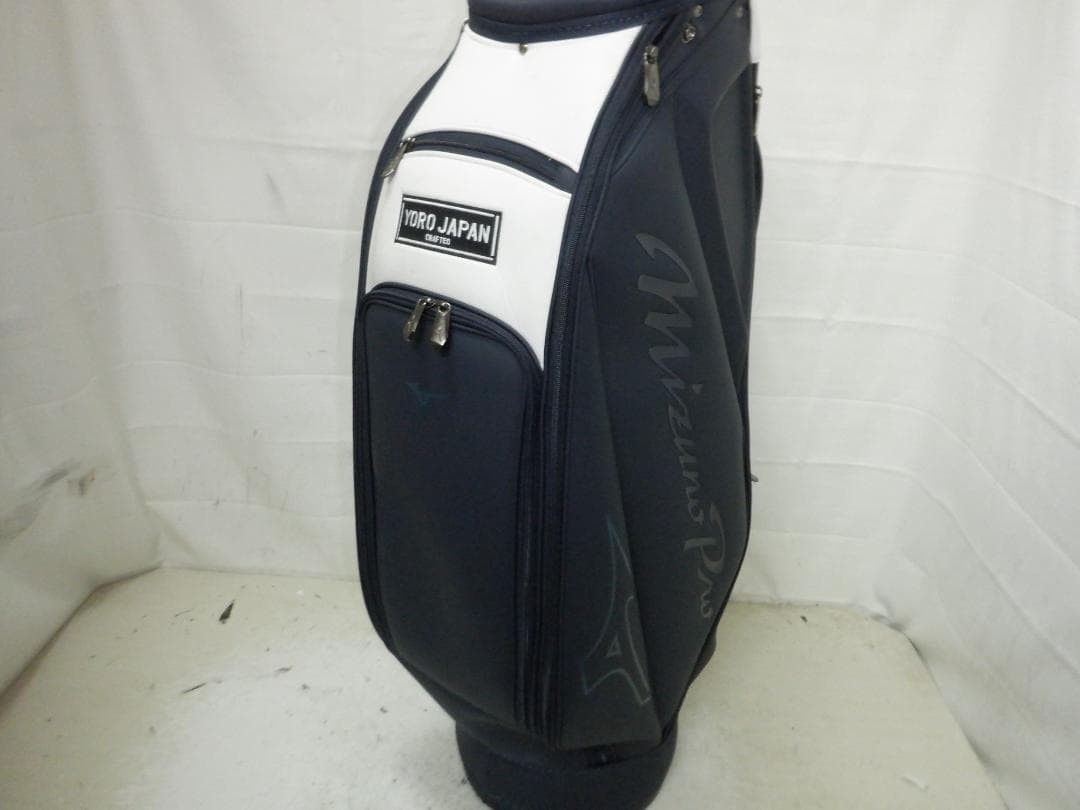 Mizuno Pro YORO JAPAN Navy/White cart bag golf carry caddy bag