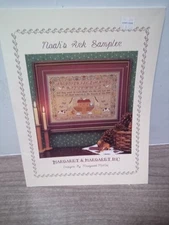 Noah's Ark Sampler Cross Stitch Leaflet  Margaret & Margaret Inc. 1989 No.19 VTG
