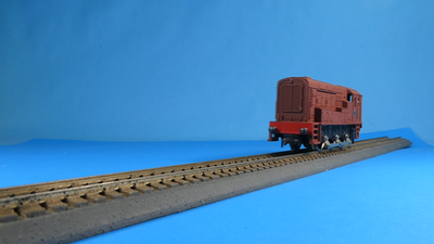 LIMA HO/OO SWEDISH BROWN DIESEL SHUNTING LOCOMOTIVE 205123MG - OB