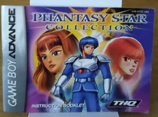 Phantasy Star Collection (Gameboy Advance GBA) Instruction Booklet Manual Only 