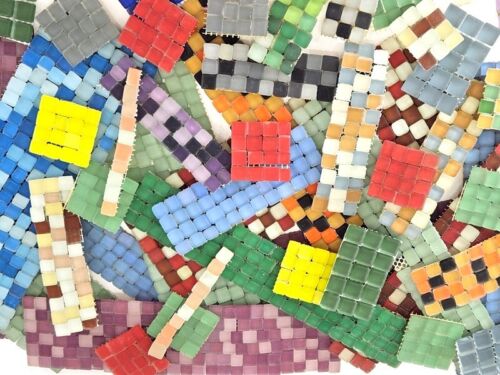 Mosaiksteine Posten 5 kg matt bunt Mix Glas Dekoration Basteln Mosaik - Bild 11 von 12