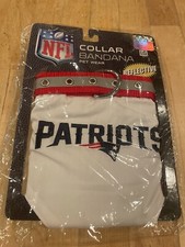 NFL Dog Bandana with Collar - Licensed, Reflective, Adjustable Pet Scarf Bandana