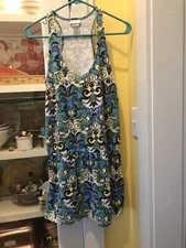 Capelli New York Terry Racer Back Cover-Up M