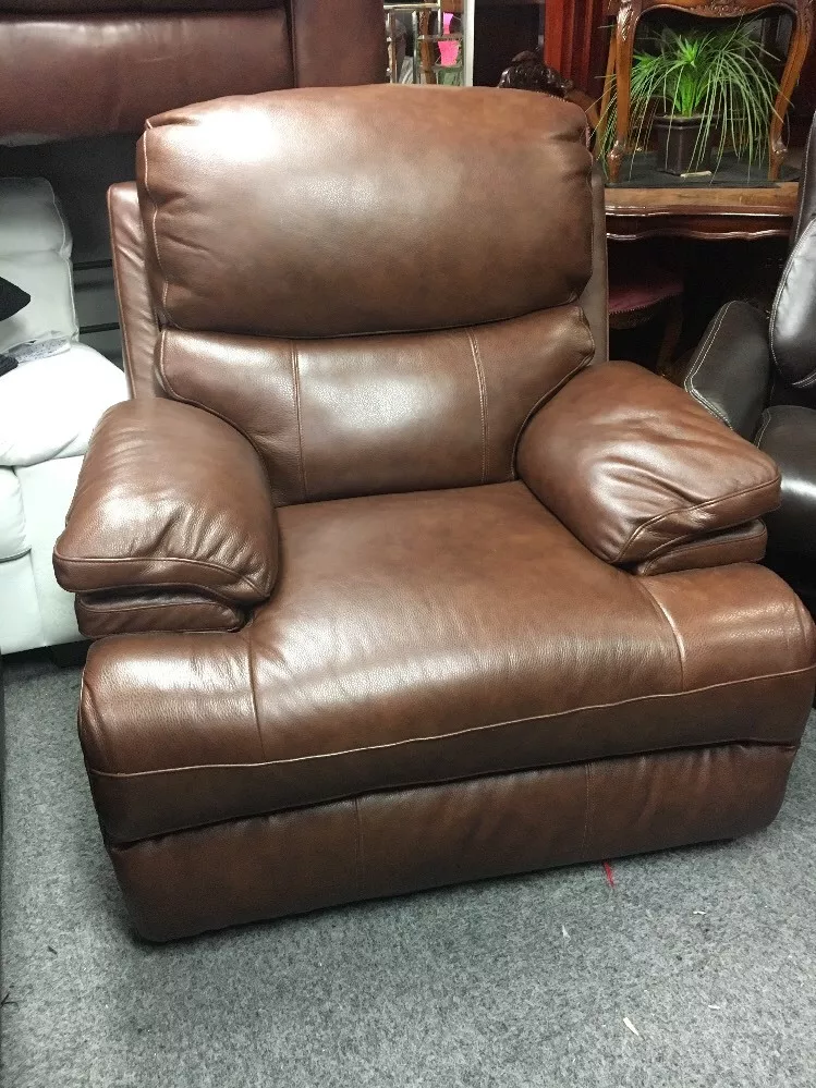 Tan Leather Lazboy Chair Nice Thick Leather Non Recliner