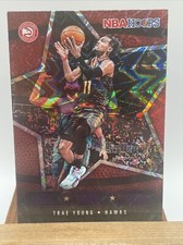 Trae Young 2020-21 Panini Hoops Lights Camera Action Purple Explosion #8