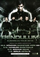 Pendulum - Immersion, Tour 2010 | Konzertplakat | Poster