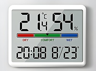 Desktop Digital Hygrometer Innenthermometer: Genaue Temperatur und Luftfeuchtigkeit